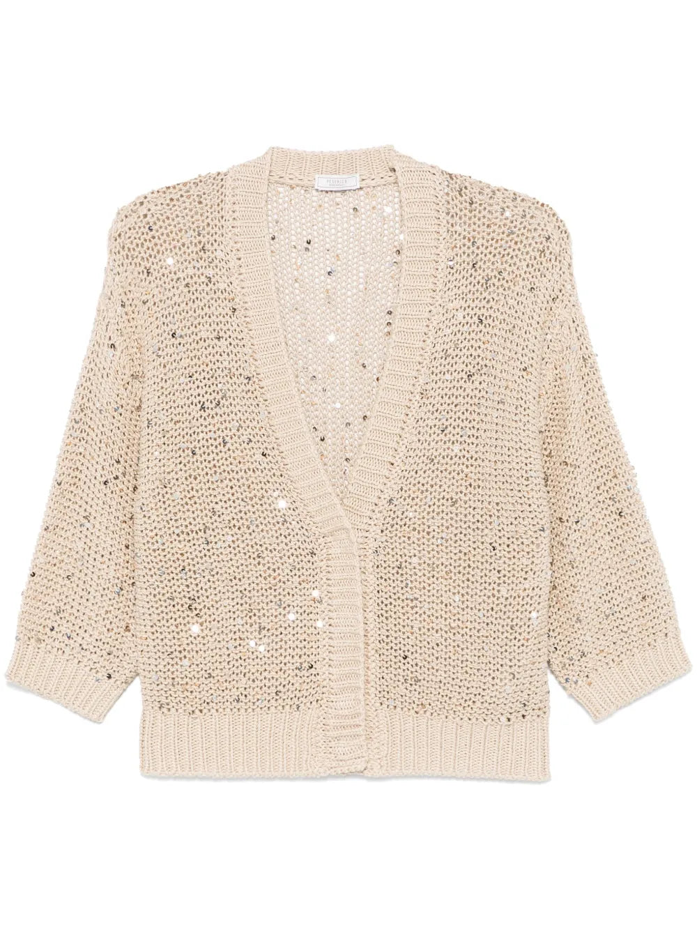 Crochet-Knit Cardigan
