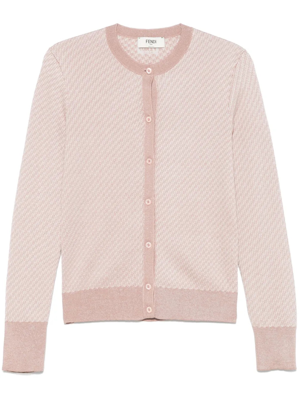 Ff-Jacquard Cardigan