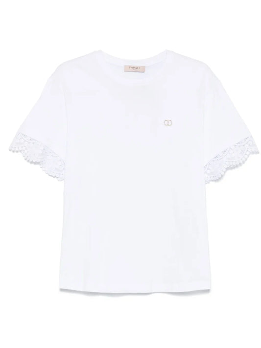 Lace-Detail T-Shirt