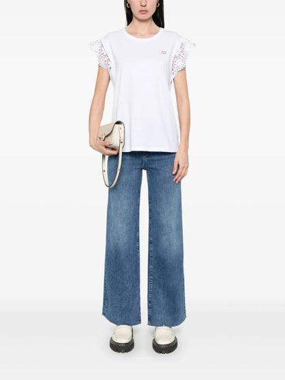 Lace-Detail T-Shirt