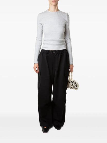 Straight-Leg Cargo Trousers