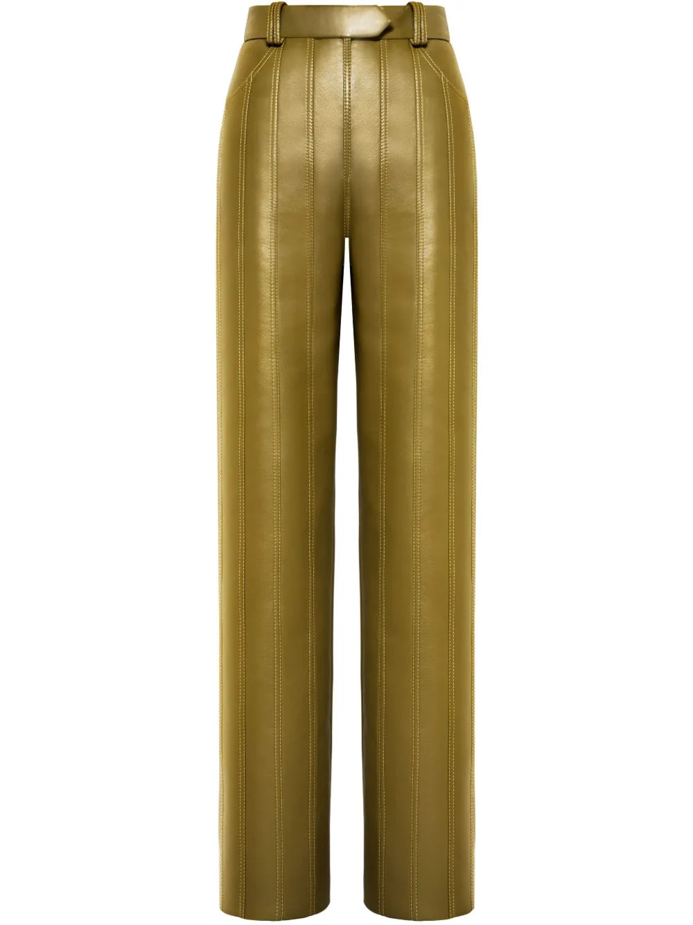 Faux-Leather Trousers