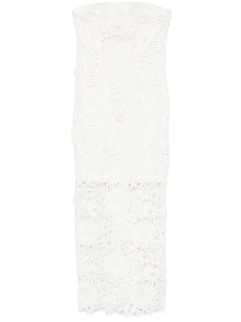 3D Lace Midi Dress