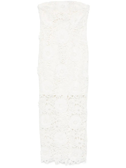 3D Lace Midi Dress