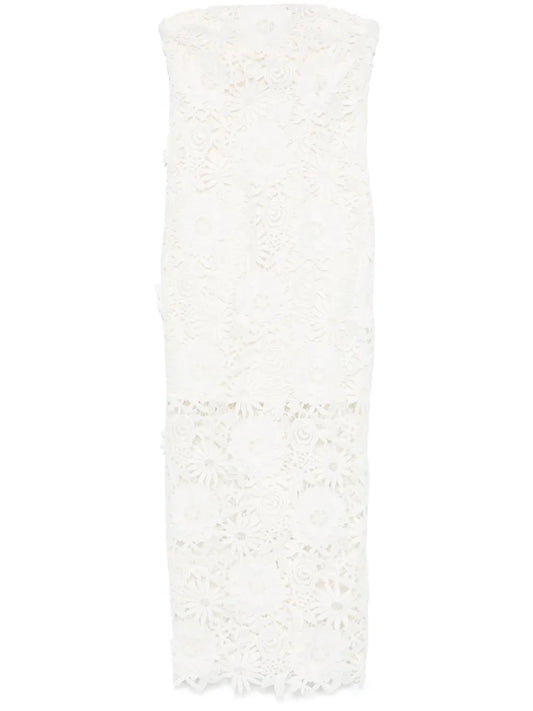 3D Lace Midi Dress