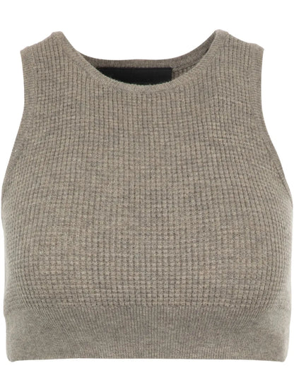 Waffle-Knit Tank Top