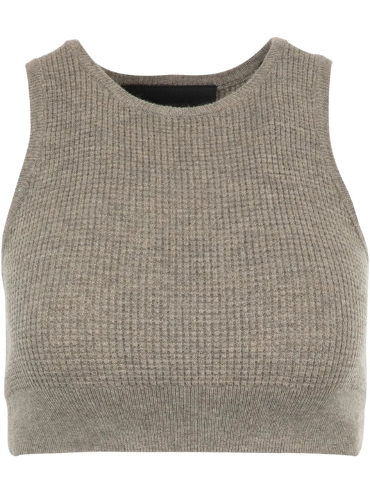 Waffle-Knit Tank Top