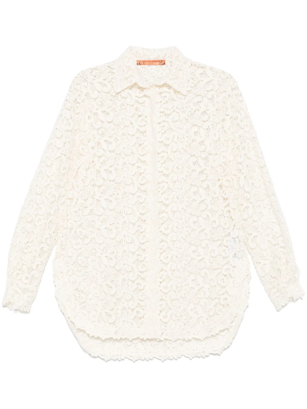 Guipure-Lace Shirt