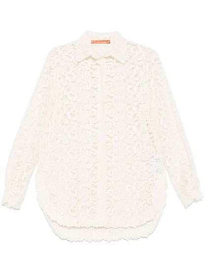 Guipure-Lace Shirt