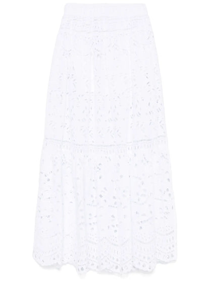 Broderie Anglaise Maxi Skirt