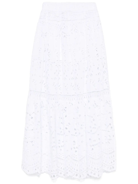 Broderie Anglaise Maxi Skirt