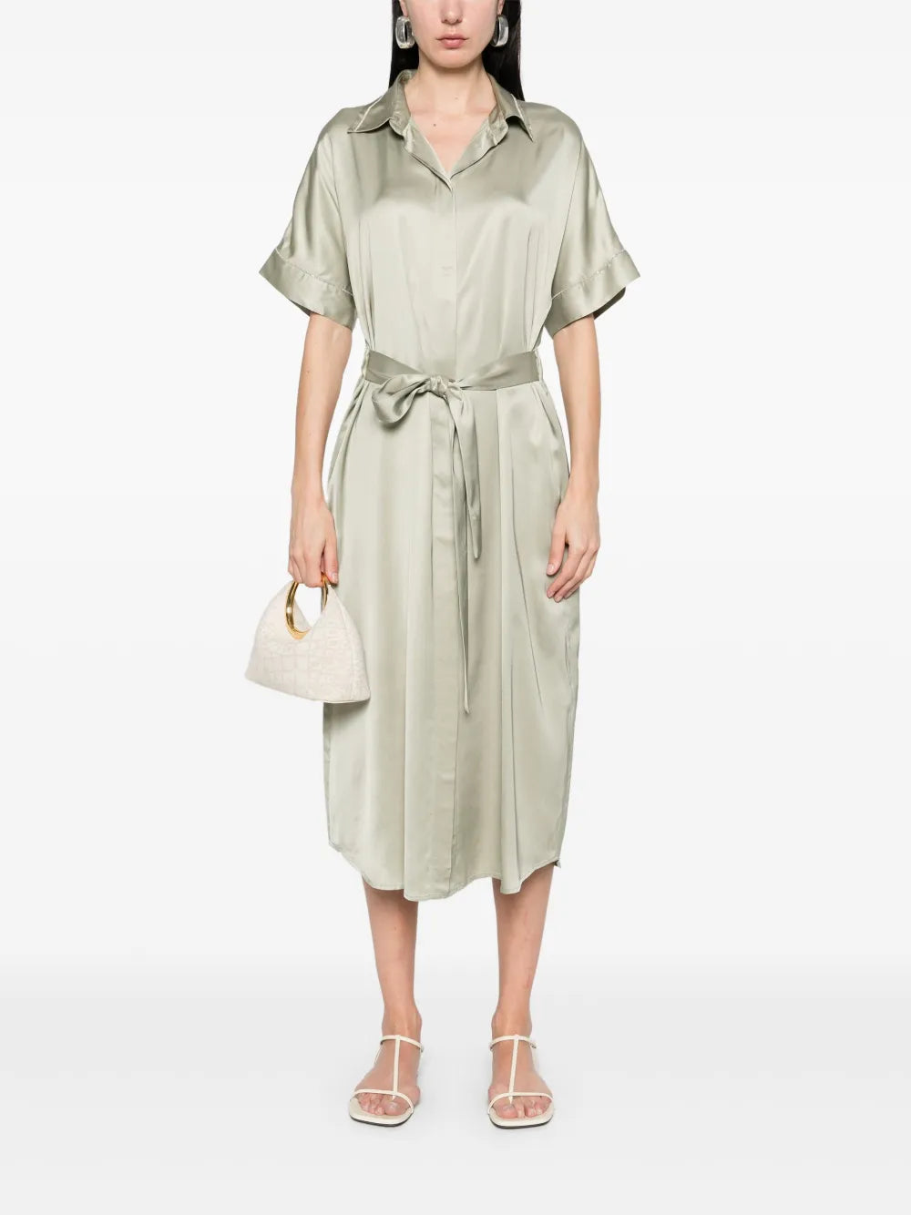 Satin Midi Dress