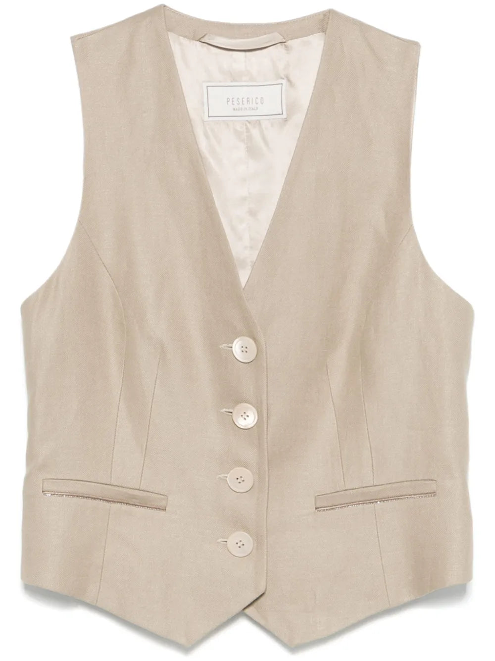 Twill-Weave Waistcoat