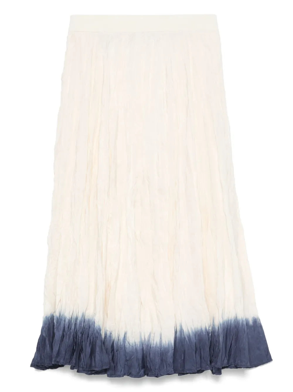 Crinkled Midi Skirt
