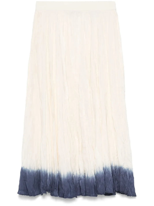 Crinkled Midi Skirt