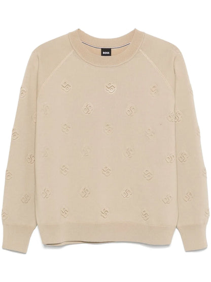 Logo-Embossed Sweater