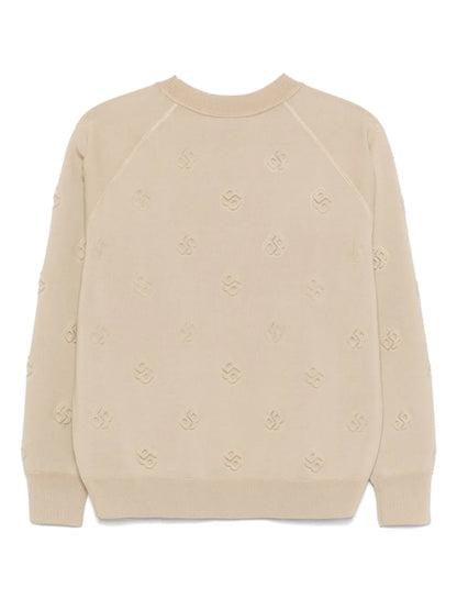 Logo-Embossed Sweater
