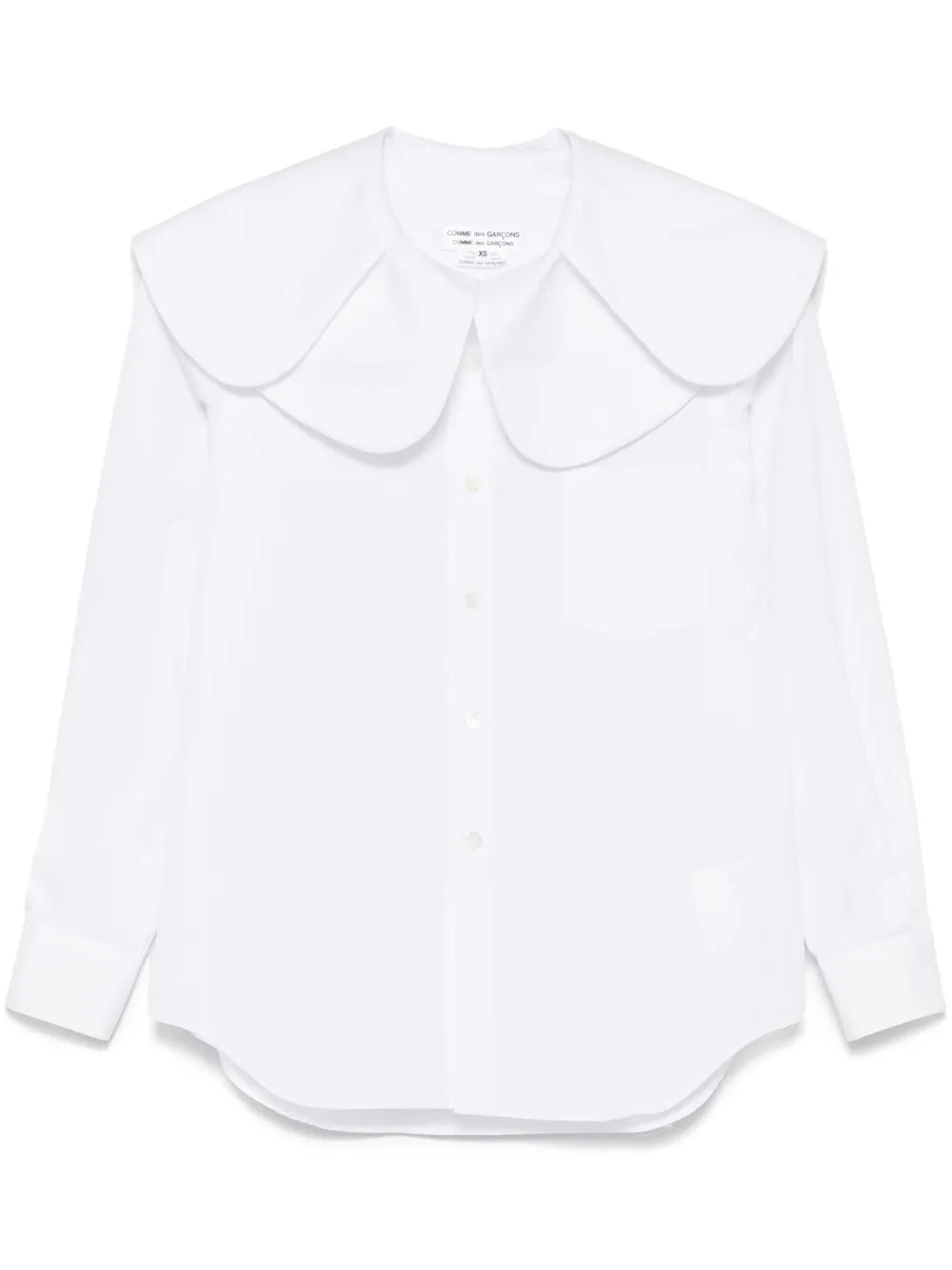 Petal-Collar Shirt