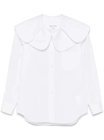 Petal-Collar Shirt