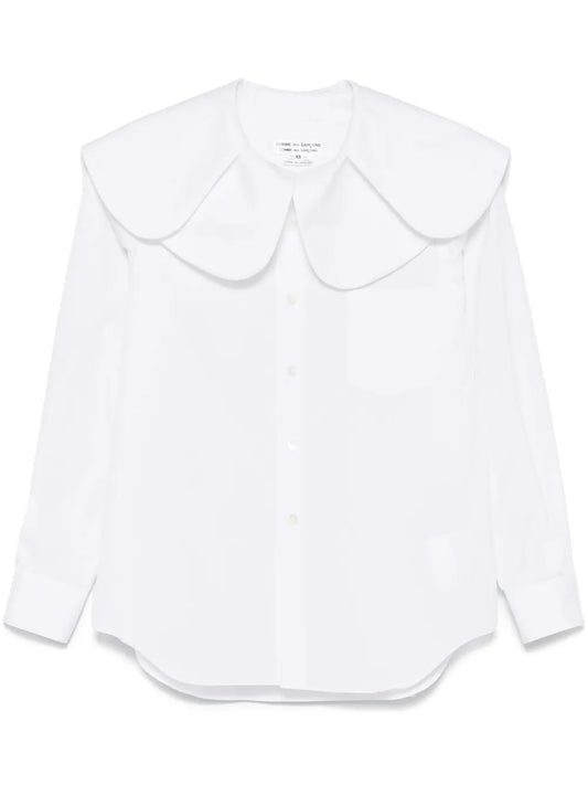 Petal-Collar Shirt