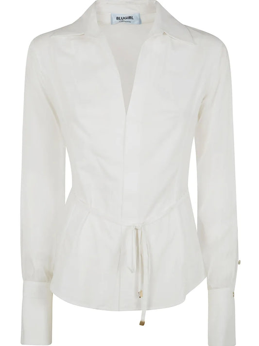 Stretch-Cotton Blouse
