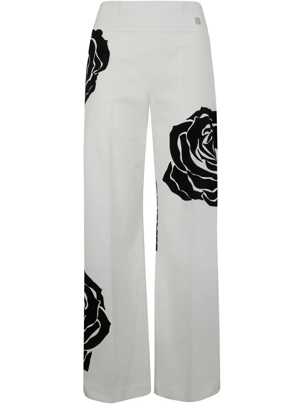 Rose-Pattern Trousers