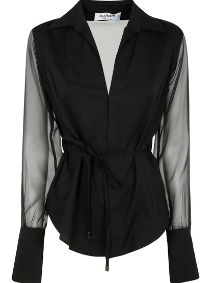 Stretch-Cotton Blouse
