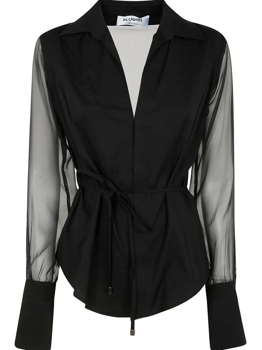 Stretch-Cotton Blouse