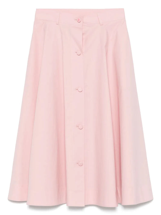 Poplin Midi Skirt
