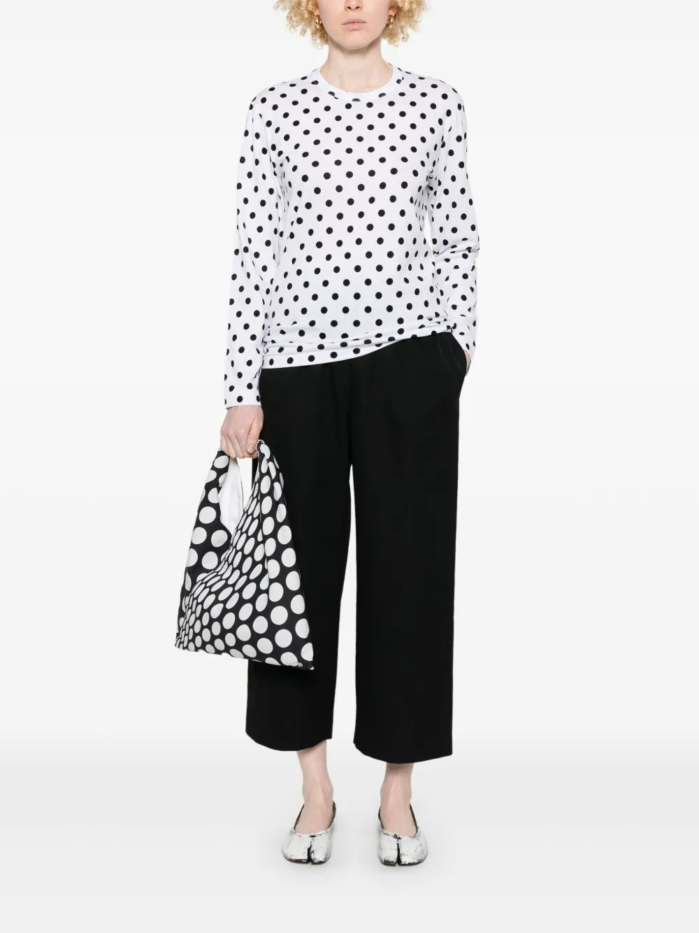 Polka Dot-Print T-Shirt