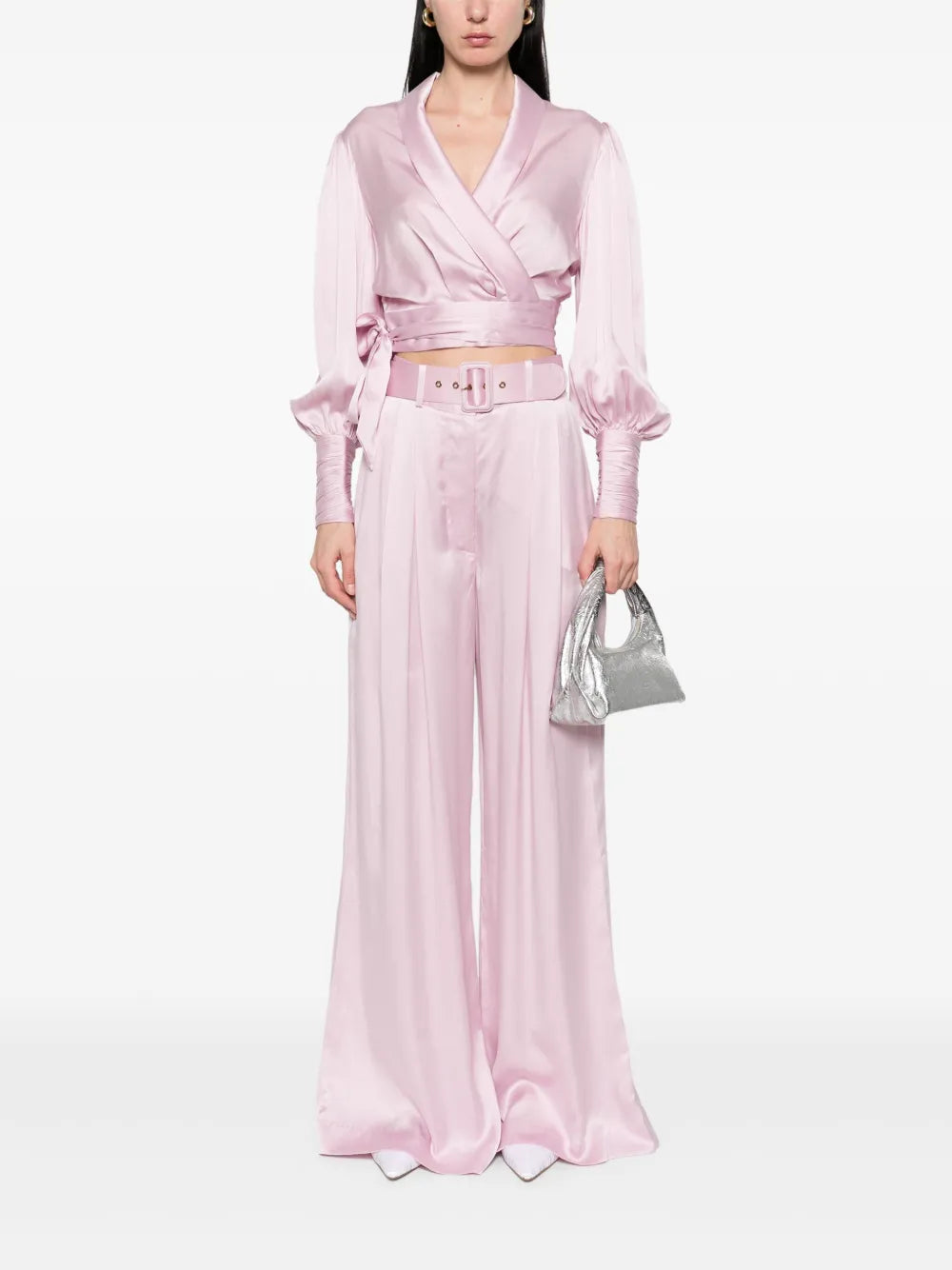 Silk Wrap Top