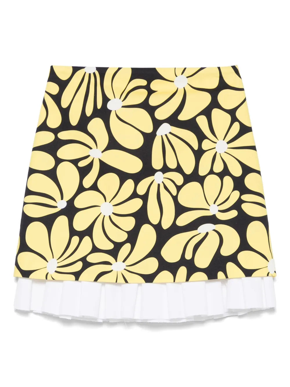 Floral-Print Mini Skirt