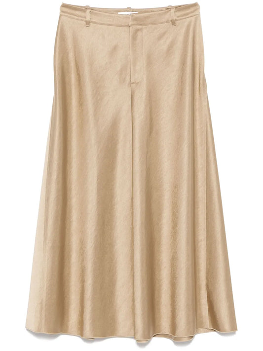 Satin Midi Skirt