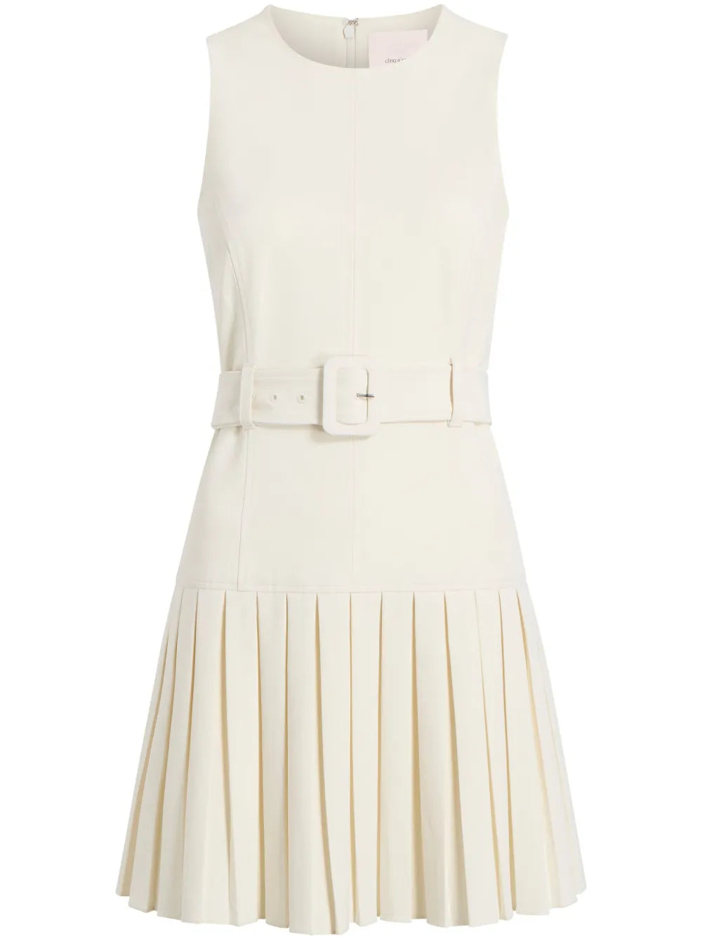 Pleated-Skirt Dress