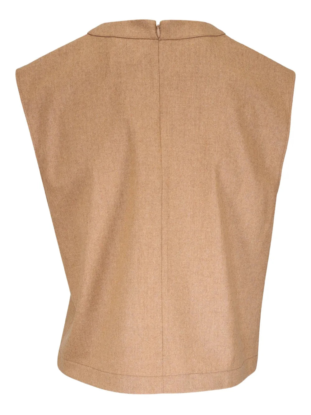 Mélange-Effect Vest
