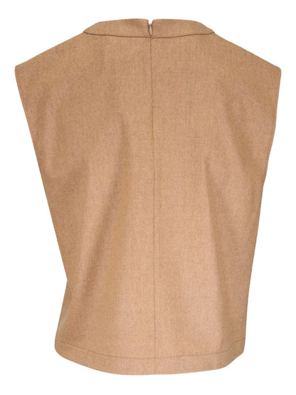 Mélange-Effect Vest