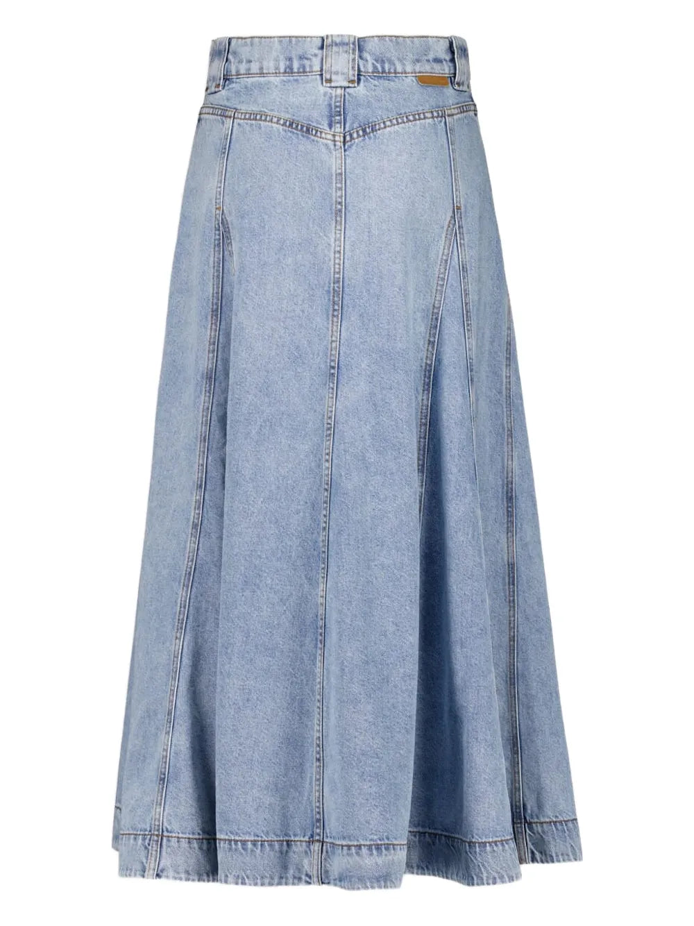Denim Flared Skirt