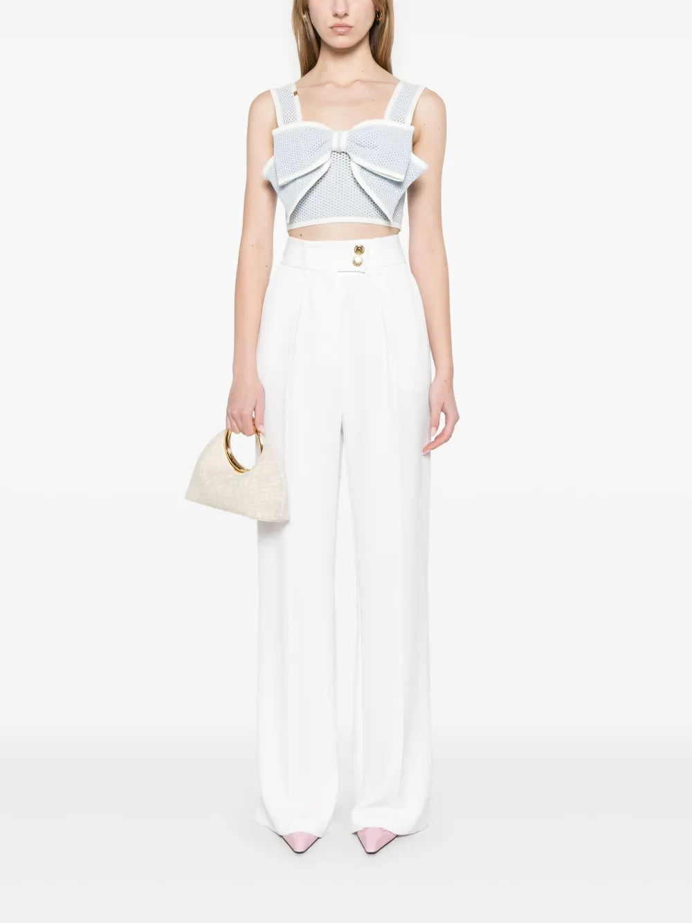 Bow-Detailed Crop Top
