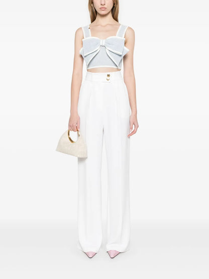 Bow-Detailed Crop Top