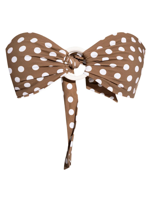 Dot-Print Bikini Set