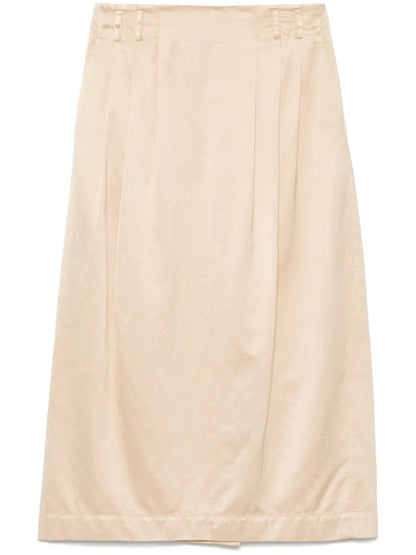 Satin Midi Skirt