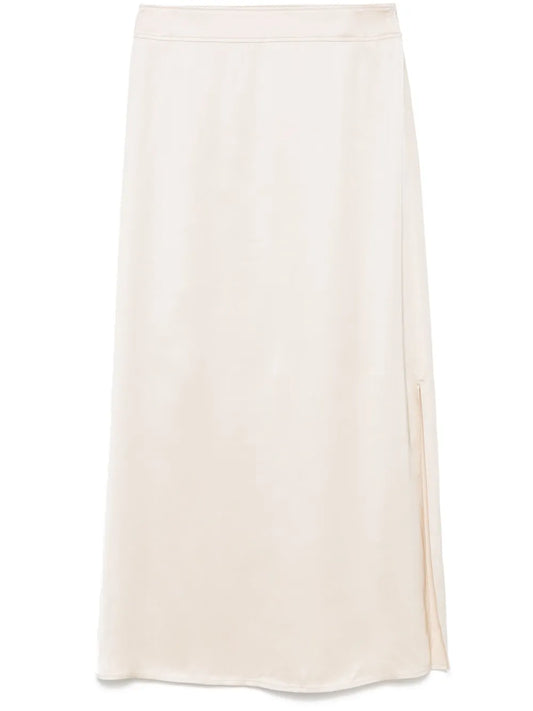 Satin Midi Skirt