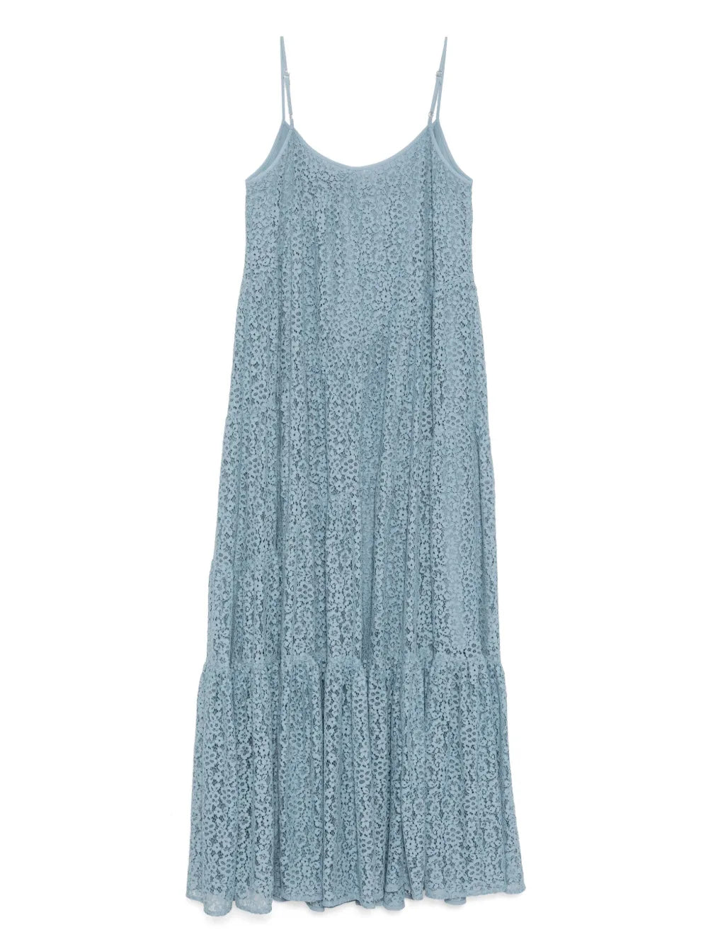 Floral Lace Tiered Slip Dress