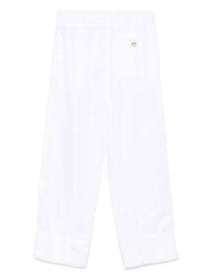 Linen Straight Trousers