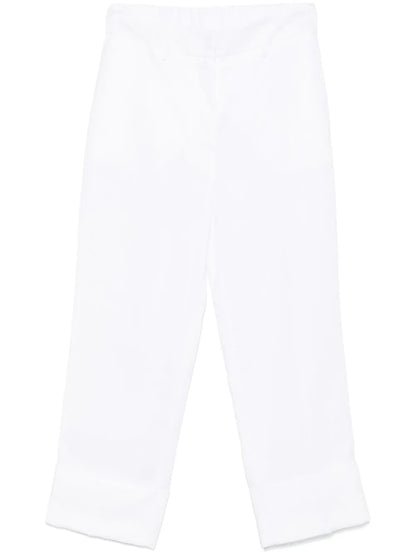 Linen Straight Trousers