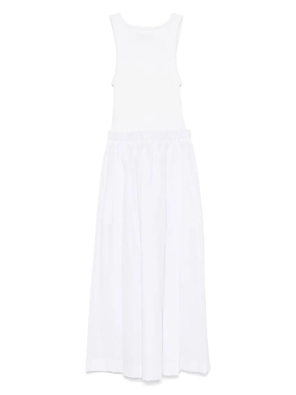 Layered-Effect Midi Dress