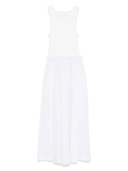 Layered-Effect Midi Dress