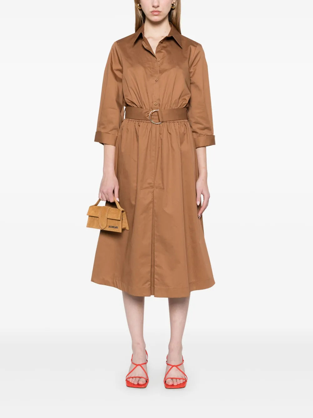 Cotton Midi Dress