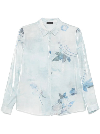 Floral-Print Shirt