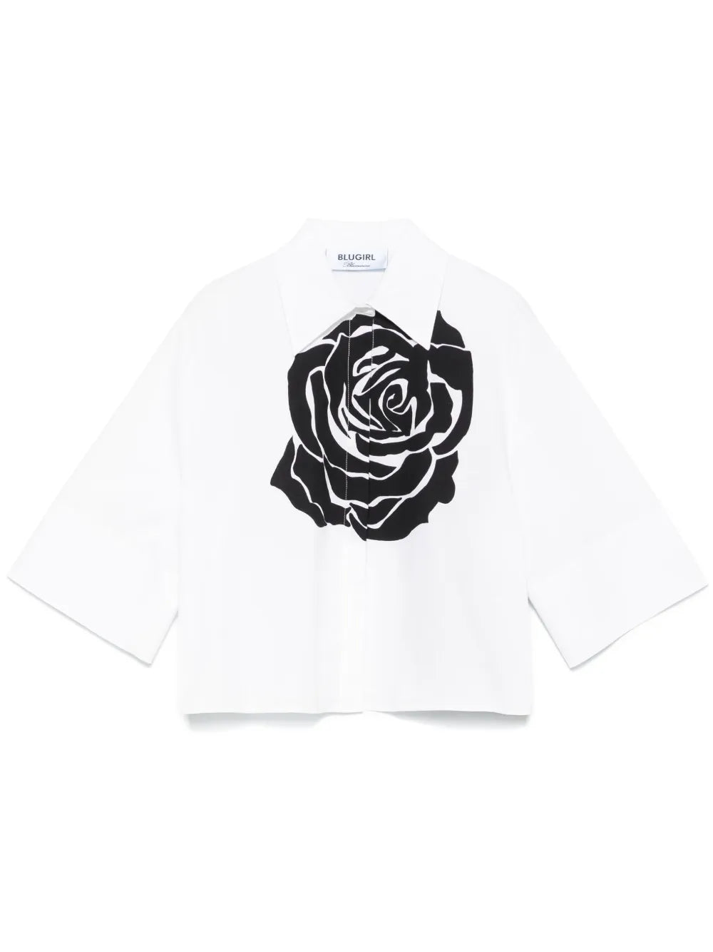 Rose-Print Shirt